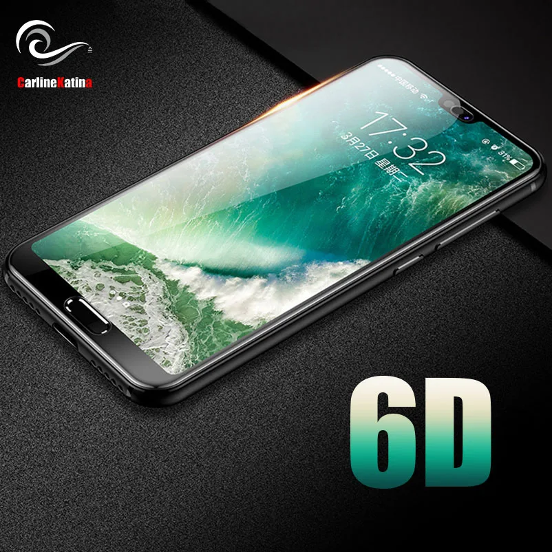 6D Защитное стекло для экрана Honor 9 Lite 9i 7C Huawei P20 Pro nova 3 с изогнутыми краями