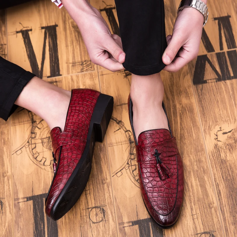 Fotwear/мужские лоферы Мужская повседневная обувь в итальянском стиле Модный стиль