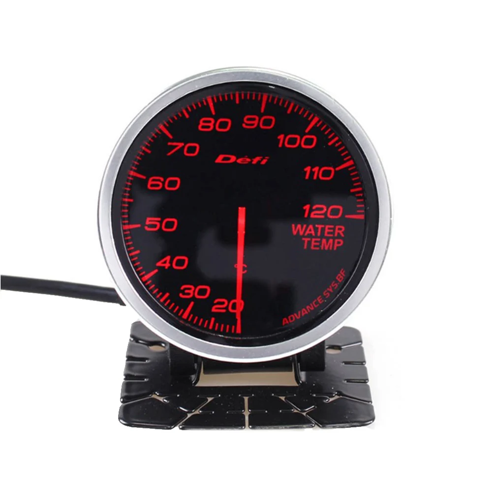 

Defi Advance 80mm Stepper Motor Tachometer Water Temperature Gauge Auto Oil Pressure Turbo 7 Color LED with Electronic Sensor