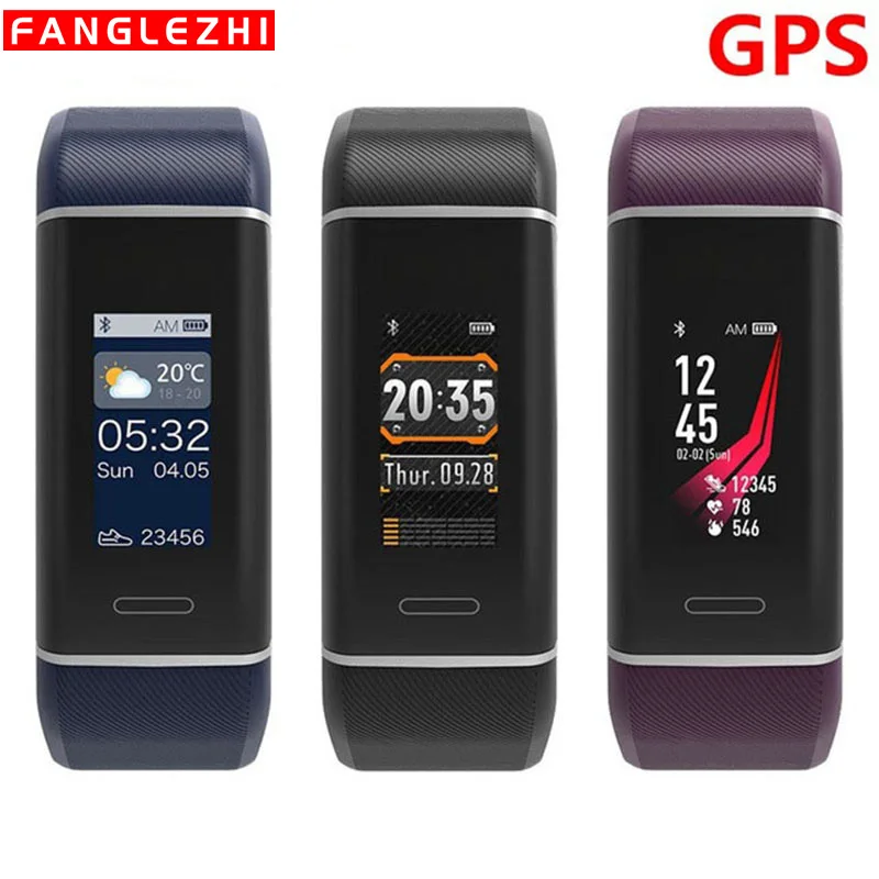 

W7 GPS Smart Bracelet Heart Rate Wristband IP67 Waterproof Sports Fitness Tracker Reloj Inteligente Smart Band for IOS/Android