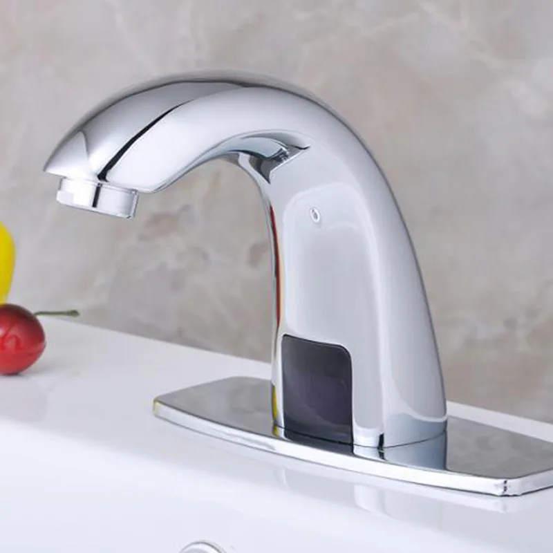 

Free Shipping/High Quality touchless Sensor Faucet mixer for bathroom Sink water saving Automatic infrared Inductive Tap