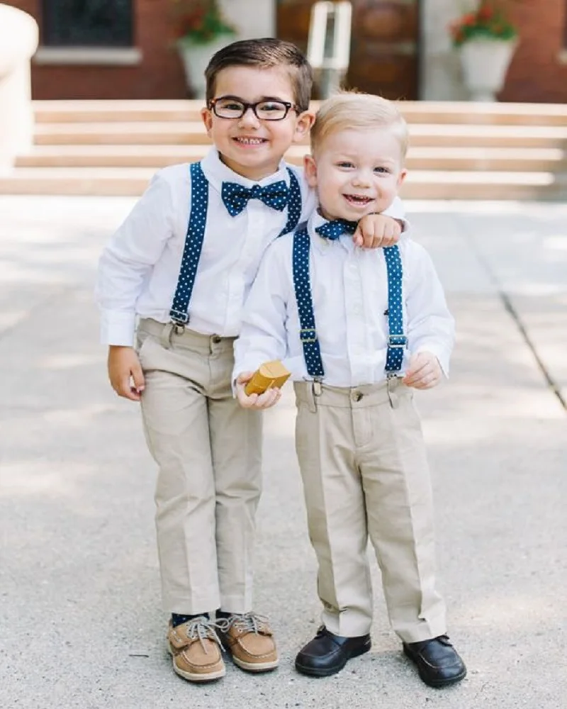 2017 New Arrival Summer Cute Boys Attire For Beach Wedding Kids