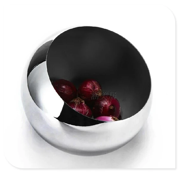 Нержавеющая сталь фруктовая чаша коническая сферическая Xieshen банка для специй Топы сладости бар чаша КТВ маленький размер 14 см