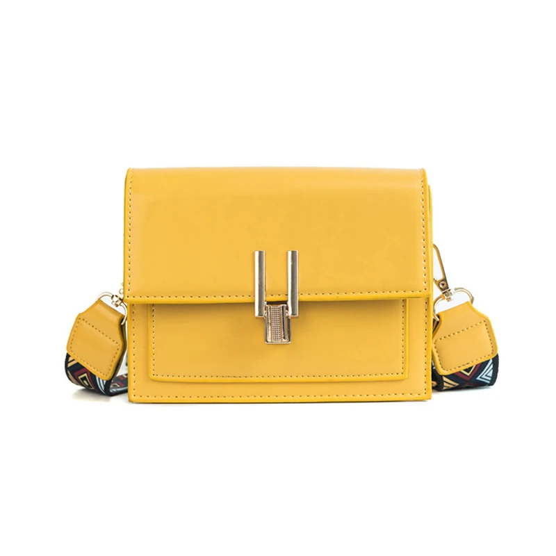 New Women Fashion Width Shoulder Bags INS Popular Female Exquisite Solid Handbag Mini Flap Lady Travel Chains Crossbody SS3474 (1)