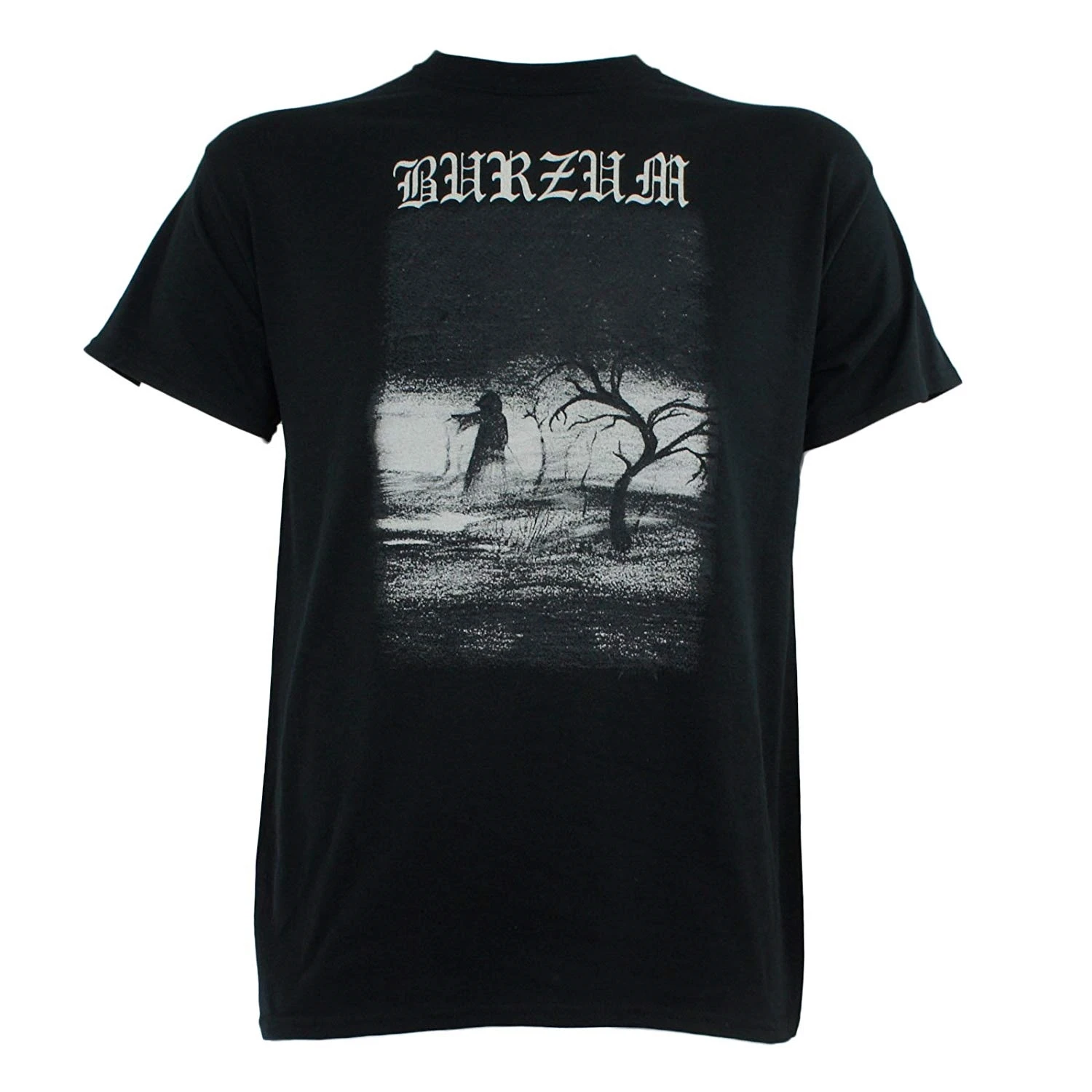 Мужская футболка Burzum When Night Fall S-3XL хит продаж 100% хлопок с коротким рукавом базовые