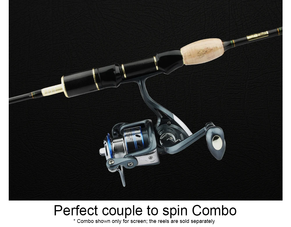 Spinpoler 1.8m Spin Casting Fishing Rod Lightweight 3 Sections Slow Action Portable Travel Fishing Ultra Light Carbon Rod  (8)