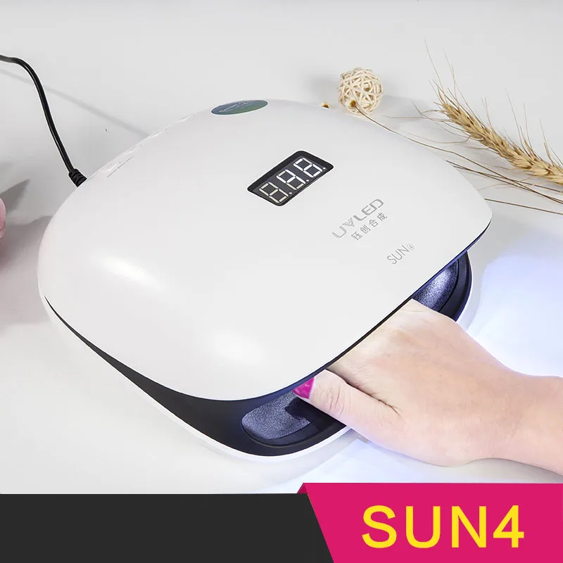 

48W SUNone UVLED Nail Dryer Double Light Source Fingernail & Toenail Fast Gel Curing Lamp Nail Light Nail Tools
