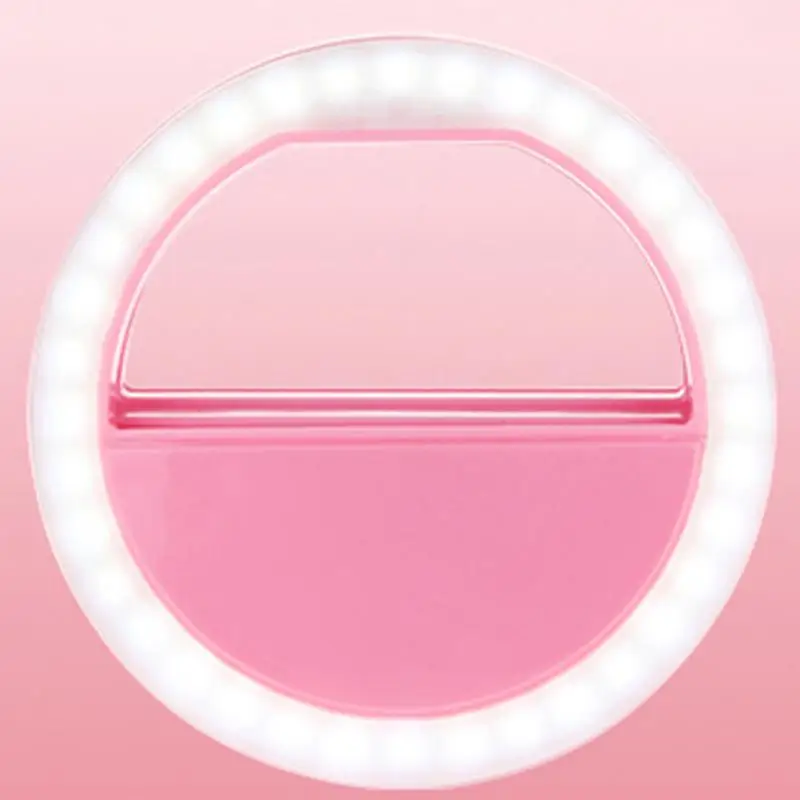 Новая мода портативный селфи-кольцо LED Flash заполняющий свет клип камера для Iphone samsung Xiaomi htc Android смартфон