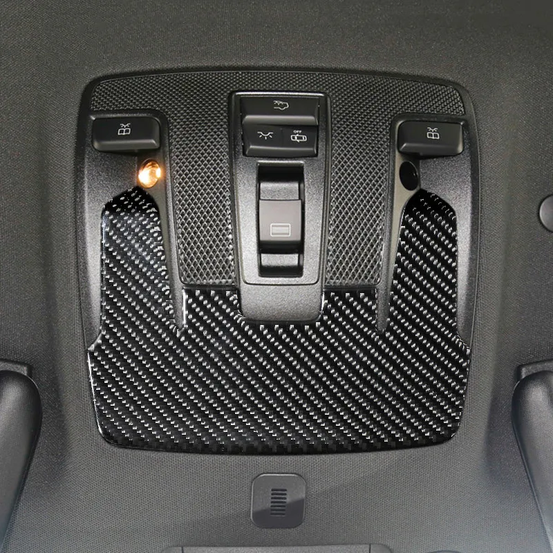 Carbon Fiber Car Roof Reading Light Panel Decoration Cover Trim For Mercedes Benz CLA C117 GLA
