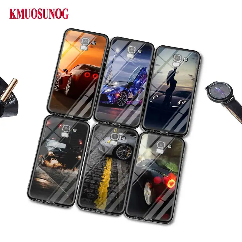 

Black Silicone Case Sports Super Car for Samsung Galaxy j8 j7 j6 j5 j4 j3 Plus Prime 2018 2017 2016 Phone Bag Cover