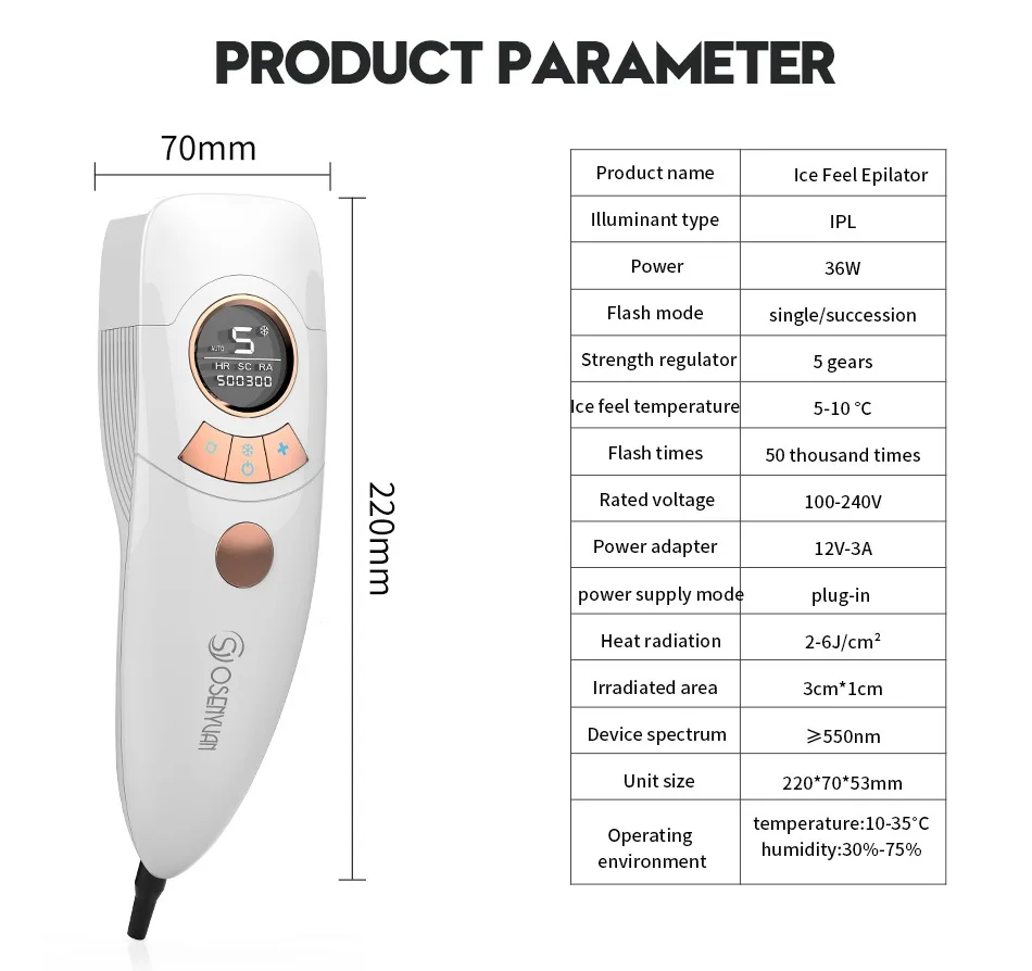 Osenyuan 4в1 IPL эпилятор для удаления волос с ЖК-дисплеем, Машинка для удаления волос, ледяной крутой лазер, триммер для постоянного бикини, электрический эпилятор, лазер