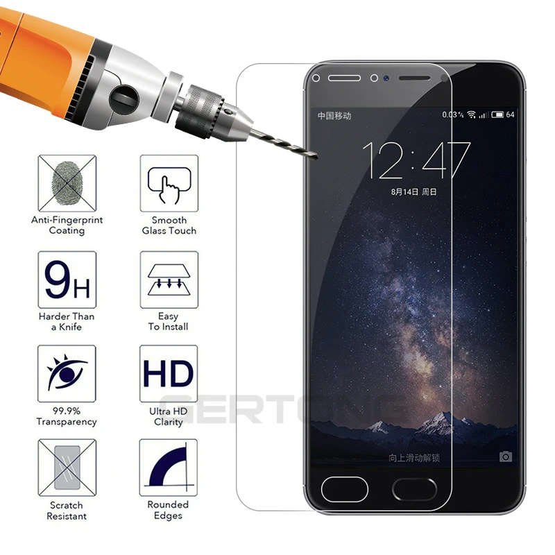 

Tempered Glass Screen Protector for Meizu 16th 16 S 16X 16S U20 Pro 7 Plus S6 M6 M5 S Note M5C M3S M3 mini Phone Protection Film