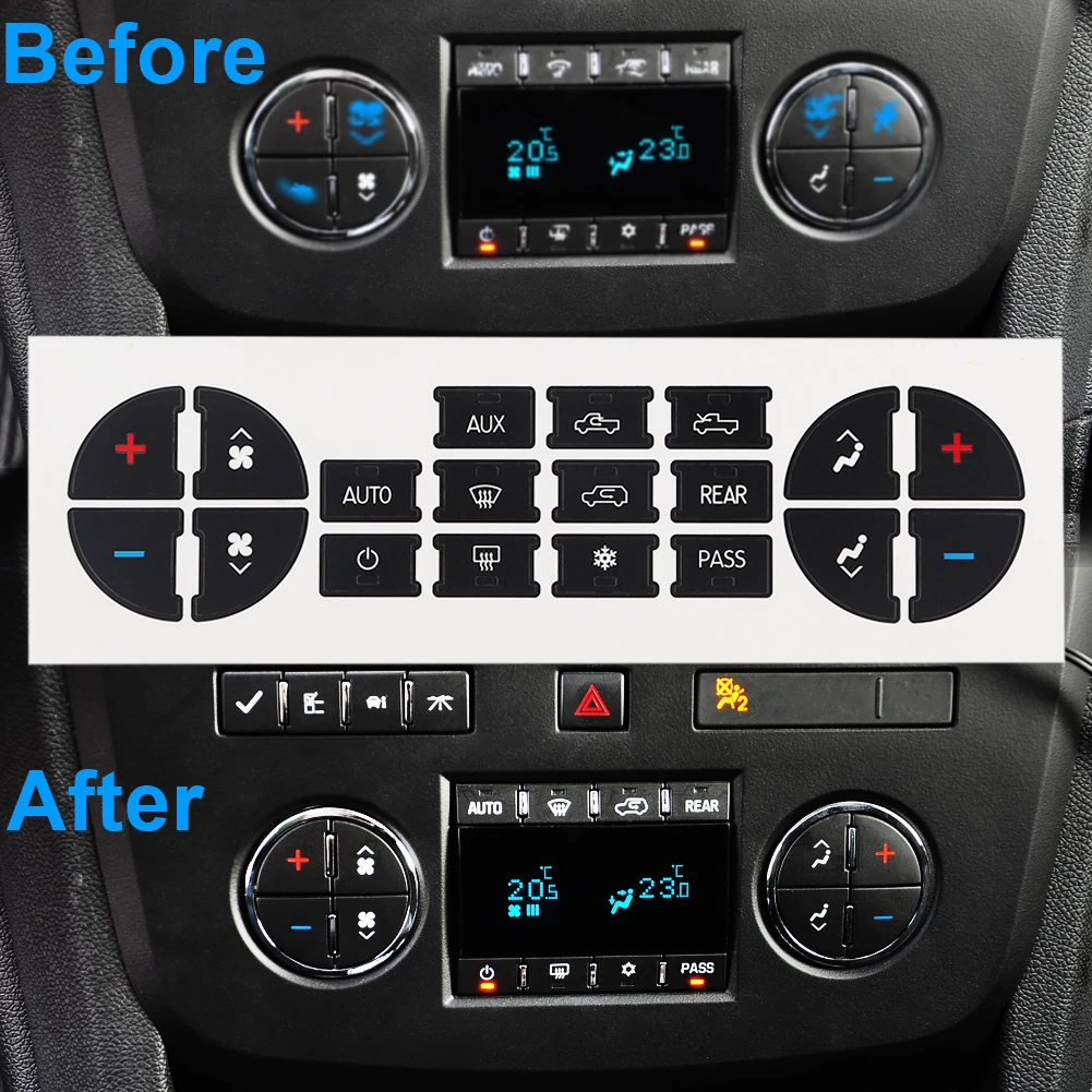 FISHBERG Decorative Car Button Sticker Decor Car Accessories Button