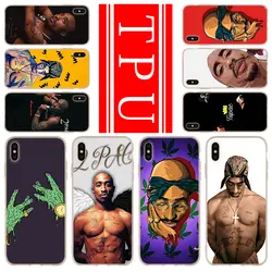 Модный телефон для iPhone 6S 6 7 8 Plus 4 4s 5 5S SE чехол для iPhone XR 10 X XS Max Case 2Pac