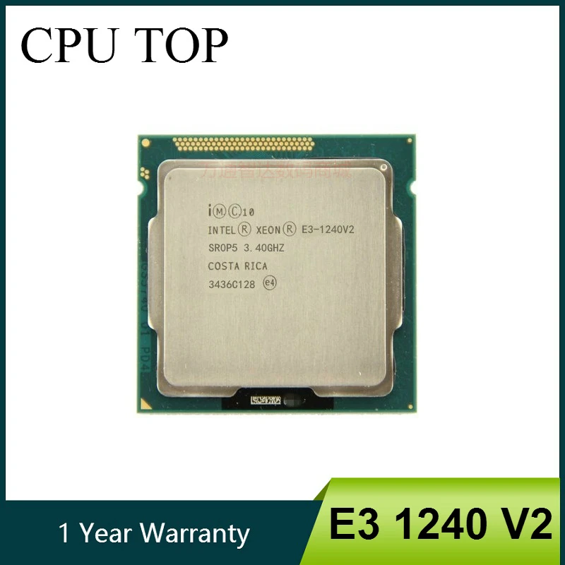 

Intel Xeon E3-1240 v2 8M Cache 3.40 GHz SR0P5 LGA1155 E3 1240 v2 CPU Processor