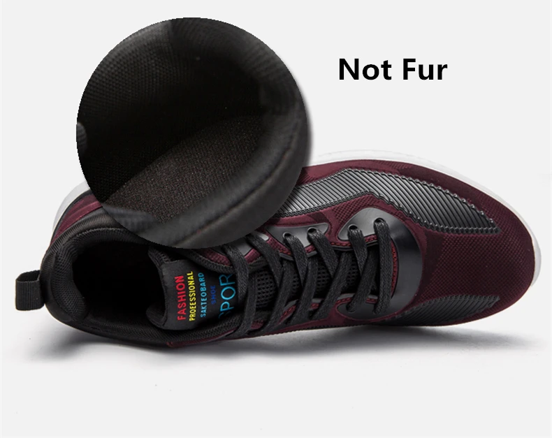 Brand Men's Boots Big Size Male Snow Shoes Fashion Black Casual Bot Ankle Boot Waterproof  Warm Fur Winter Boots Men (6)