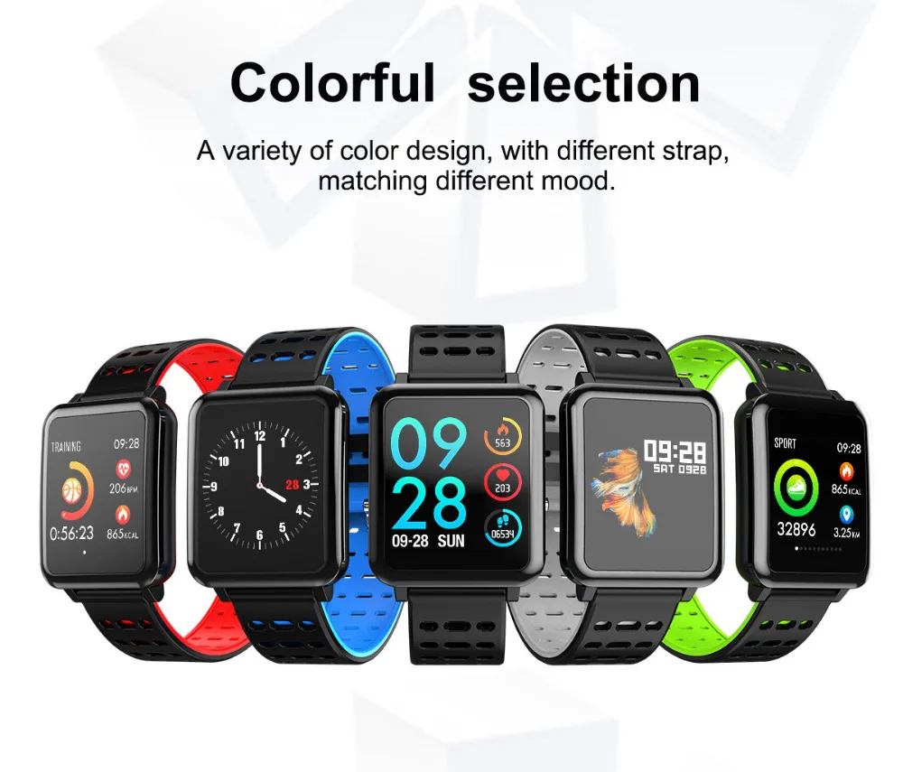 

SZHAIYU Waterproof Bluetooth Smart Bracelet T2 Heart Rate Monitor Fitness Sleep Tracker Smar twatch Wristband For IOS Android