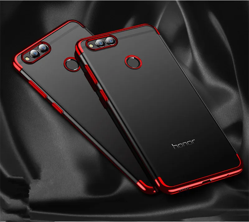 Plating Full Protection silicon Cover Case y6 prime 2018 case9