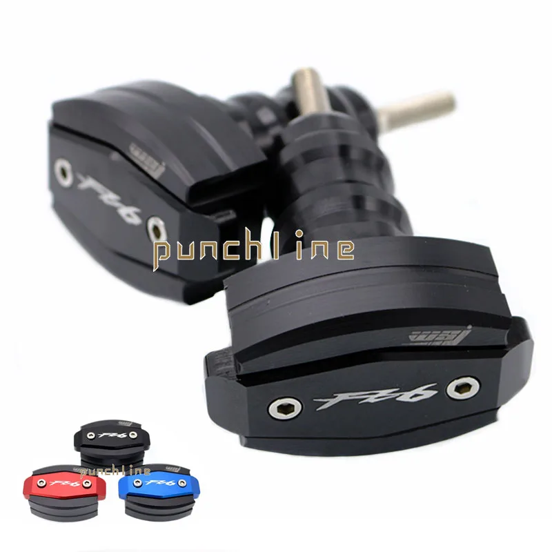 

For YAMAHA FZ6 FAZER 2006-2010 2007 2008 2009 Motorcycle Accessories Body Frame Sliders Crash Protector Falling Protection Black