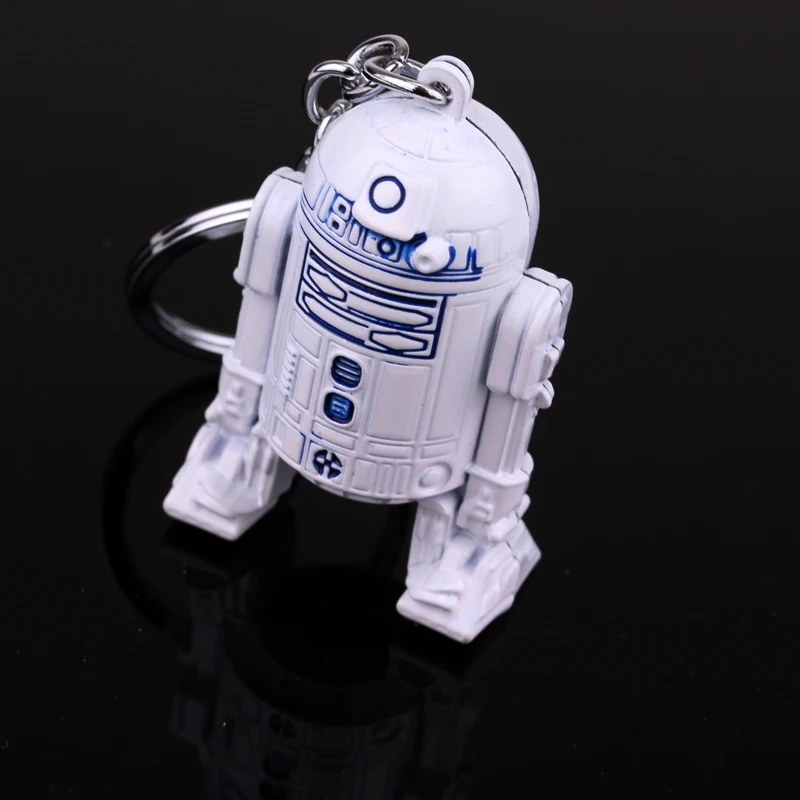 Звездные войны 3D фигурка робота R2D2 подвесные брелоки брелок для ключей в стиле унисекс, автомобильные брелки, ювелирные изделия, аксессуары