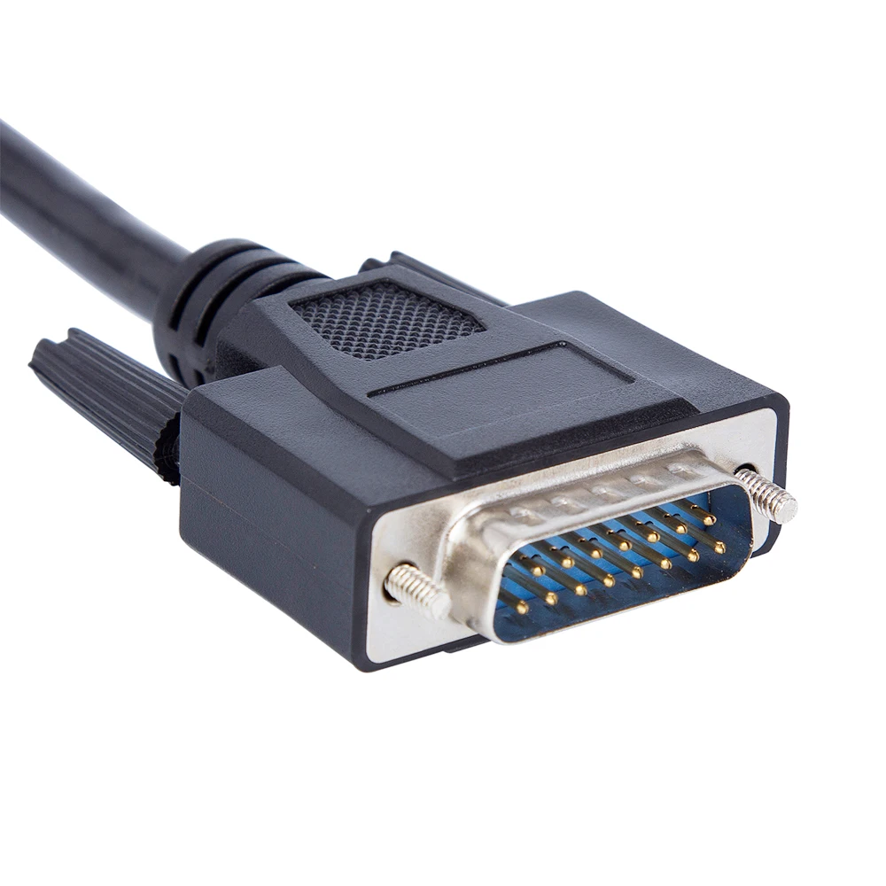Кабель удлинитель KWOKKER 5 футов 16 контактов OBD2 штекер кабель DB9 VGA для диагностики