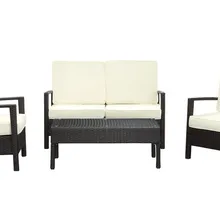 Продукт Бриз Открытый 4 шт. Плетеный дизайн современный диван набор