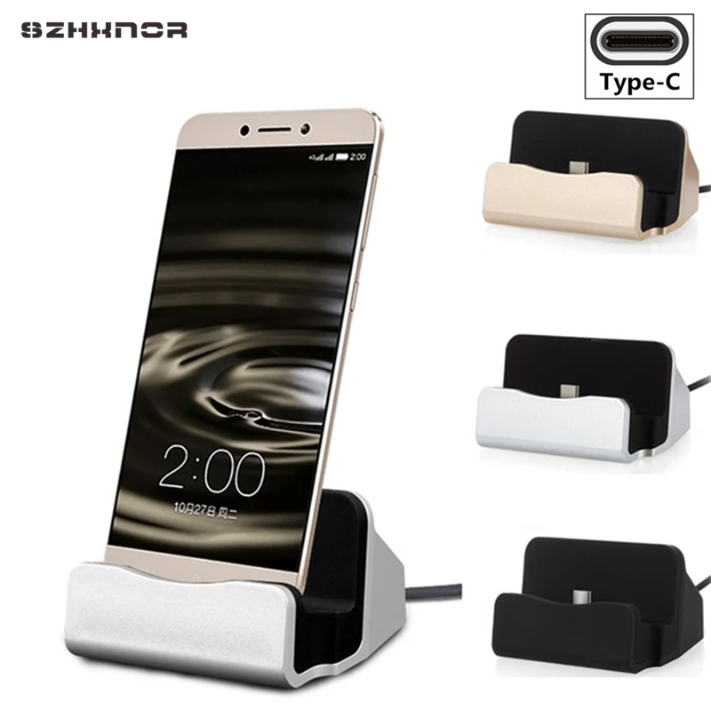 

2018 New Desktop USB Type C Charging Charger Dock for xiaomi pocophone f1 mi8 mi6 LG G7 G6 Q8 V40 V35 V30S V30 V30+ ThinQ Phone