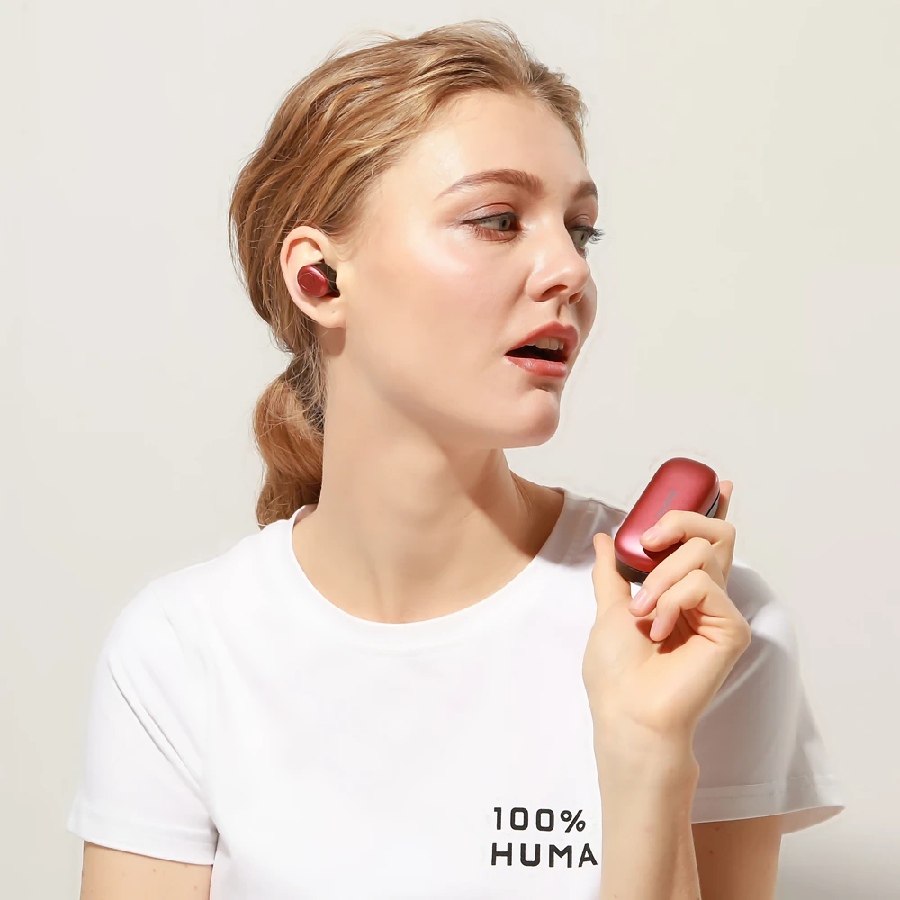 IPUDIS iT01 Bluetooth наушники V5.0 беспроводные TWS мини стерео наушники HiFi гарнитура с зарядным устройством HD микрофон