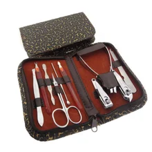 Маникюрный набор для маникюра, переносные ножницы для ногтей из нержавеющей стали, 10 шт., ножницы для ногтей, кусачки для ногтей, набор всевышних/dhl 100 комплектов