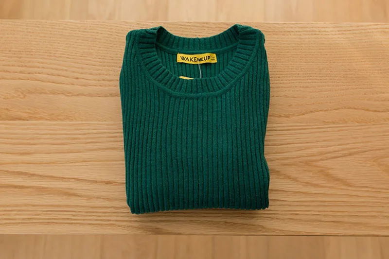 Детский свитер в рубчик для маленьких девочек; зимняя Осенняя вязаная одежда; пуловер; топы для мальчиков; детский джемпер для малышей; серый вязаный свитер - Цвет: green