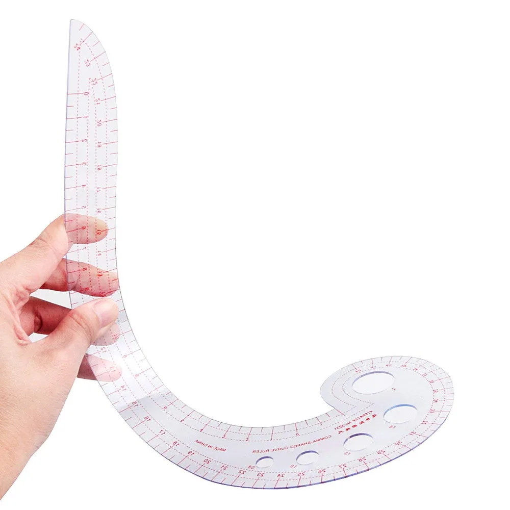 Sewing Tools 4Stlye Sew French Curve Metric Shaped Ruler Measure for Sewing Dressmaking Pattern Design Bendable Drawing Template