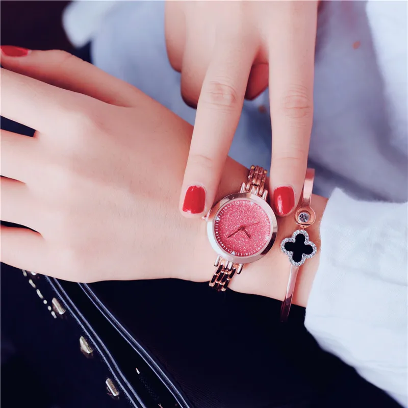 Simple shiny small dial women watches luxury quartz female clock 2018 BGG brand women's fashion stainless steel bracelet watch