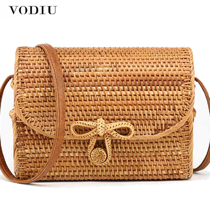 Buy Bali Rattan Bag Summer Bohemian Straw Bag For