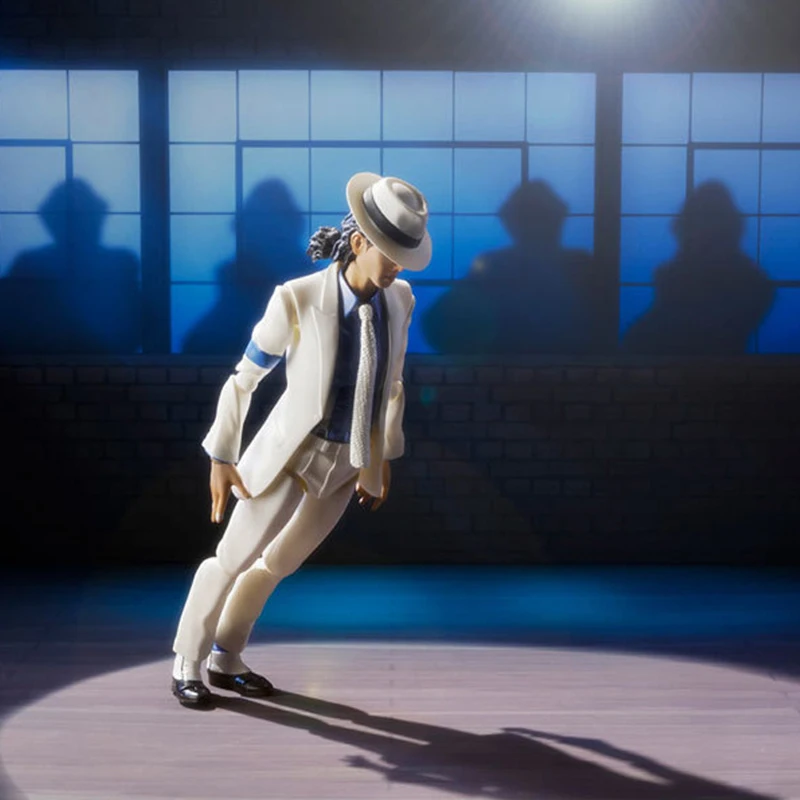 SHFiguarts Michael Jackson Smooth Criminal Moonwalk Action Figure Collection Model Toys 15cm (7)