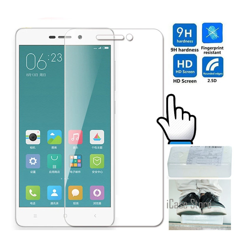 

Tempered Glass For Xiaomi Redmi 4A Note 3 Pro 2 For Xiaomi Mi5 Mi4 Mi3 Mi4c Mi 5 4 3 Screen Protector Toughened Protective Film