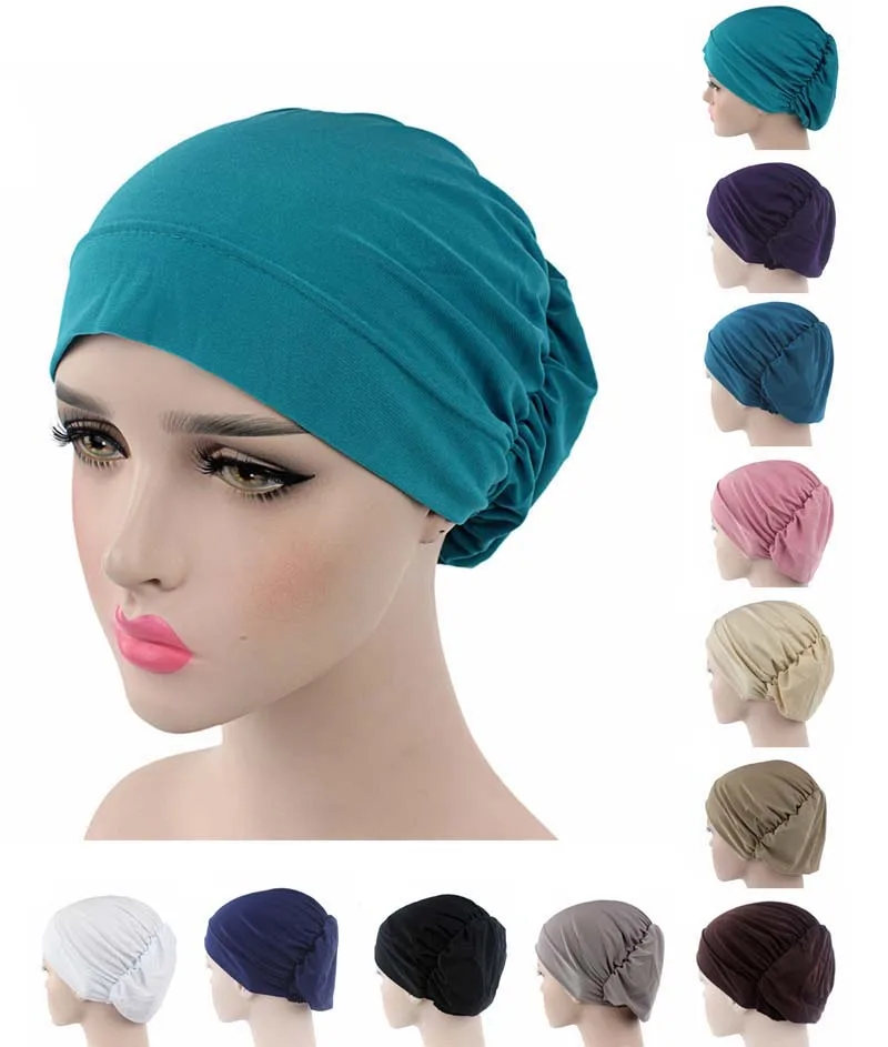 NEW Chemo Hat hair snood cap Soft stretchy Turban beanie Bandana Head