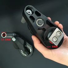 Alpha – Machine à corder Tennis/ Badminton, 2 pièces/lot, Base de serrage à dégagement par gravité, outils rotatifs à 360 degrés
