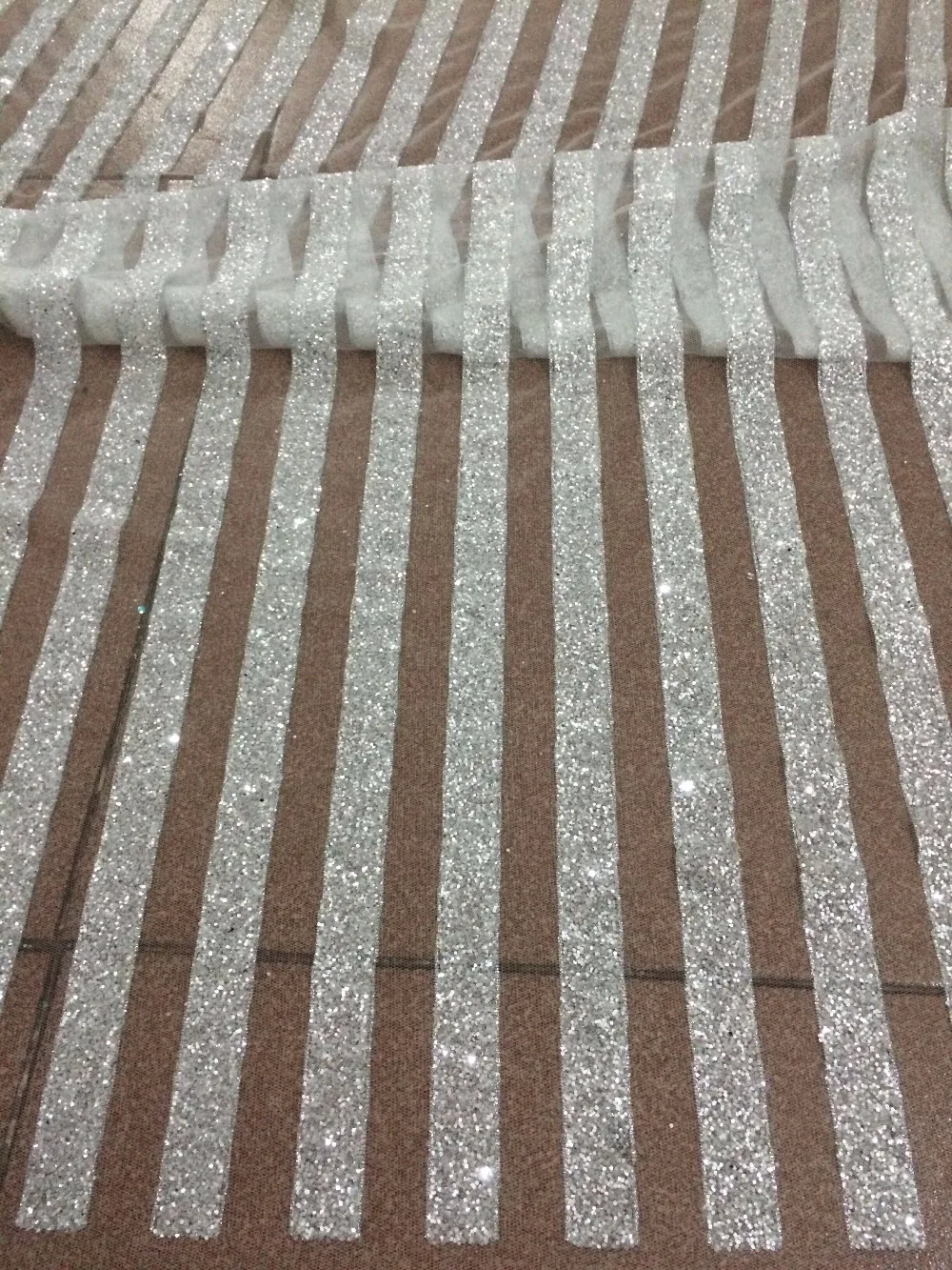 

on sale S-111681 african tulle lace fabric 5 yards french net lace fabric with glued glitter