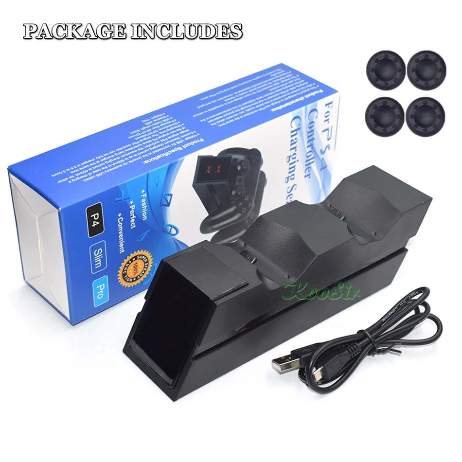Стойка для зарядного устройства беспроводного контроллера Playstation 4 PS4/SLIM/PRO Dualshock PS