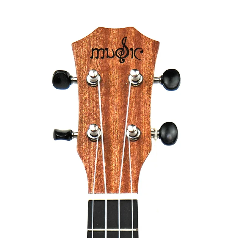 21 inch Soprano Uke4 Strings ukuSapele cartoon guitaacoustic small guitar solid body uke for chindren Concert
