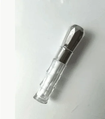 2 мл прозрачная пластиковая жидкость для роста ресниц пустая трубка бутылка для глаз черная тушь для ресниц флакон для подводки век контейнеры - Цвет: silver lid