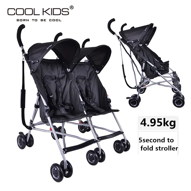 lightest double stroller