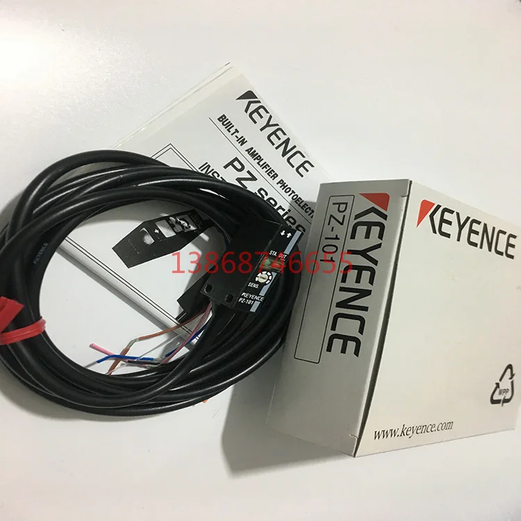 Подлинный KEYENCE PZ-101 Keyence небольшой точечный фотоэлектрический переключатель