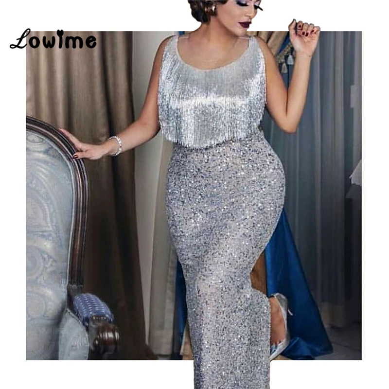 make it flat inflation Formulate Silver Glitter Beaded Arabic Evening Party Dresses Ankle Length Mermaid  Prom Dress Gowns 2018 Custom Made Middle East Women Gown|Evening Dresses| -  AliExpress