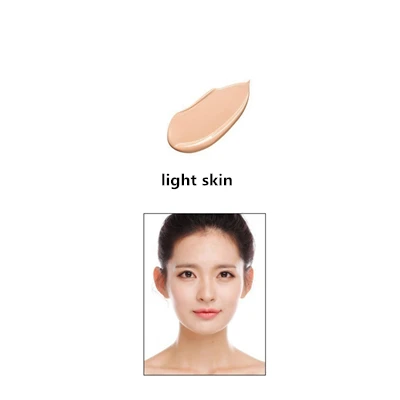Основа для лица, основа для макияжа, 50 мл, консилер, BB крем, Обнаженная основа для макияжа, SPF 50 PA++, УФ-защита, солнцезащитный крем - Цвет: Light Skin