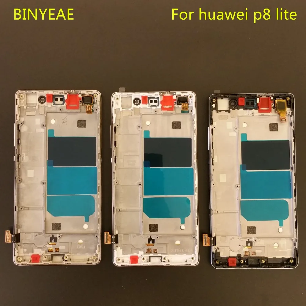 imágenes para BINYEAE Para Huawei P8 Lite ALE-L04 L21 TL00 L23 CL00 L02 UL00 LCD DIsplay + Touch Screen Digitizer + Frame Asamblea Cubierta imágenes para BINYEAE Para Huawei P8 Lite ALE-L04 L21 TL00 L23 CL00 L02 UL00 LCD DIsplay + Touch Screen Digitizer + Frame Asamblea Cubierta
