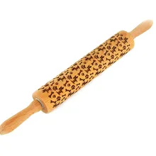 Собака шаблон деревянная Скалка лазерным тиснением выпечки печенья лапши печенье