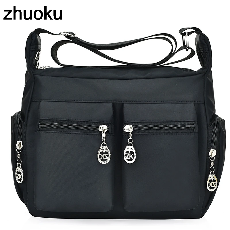 حار بيع حقيبة المرأة رسول حقائب للنساء حقيبة الكتف للماء النايلون السيدات sac أكياس crossbody بولسا الأنثوية