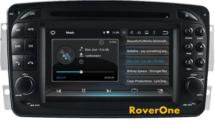 Sale RoverOne Android 7.1 Car Multimedia Player For Mercedes Viano Vito W203 C209 W463 Radio Stereo GPS Navigation DVD Bluetooth 9