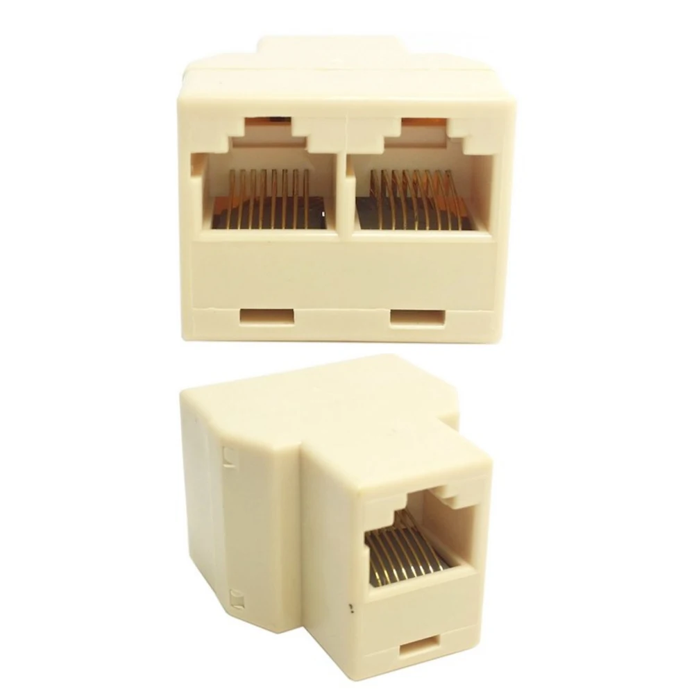 Elisona 5 шт. Ethernet RJ45 RJ-45 Женский до 2 RJ45 разъем Женский сетевой CAT5 CATE6 LAN Ethernet сплиттер адаптер Соединительный кабель